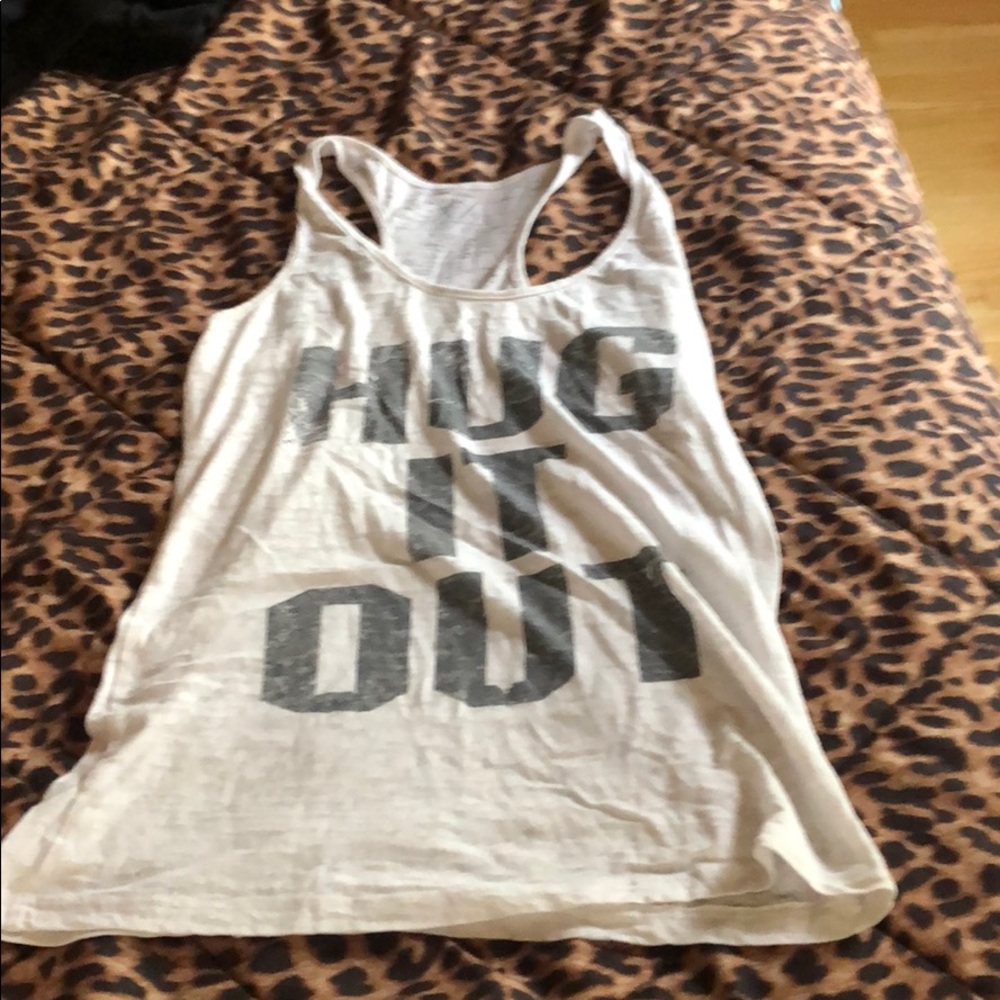 “Hug it out”tank top